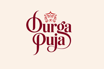 Durga Puja typography