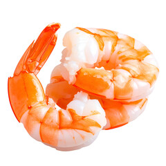 Freshly cooked shrimp, a delicious seafood ingredient, ready to be enjoyed. These succulent shrimp, are perfect for culinary creations