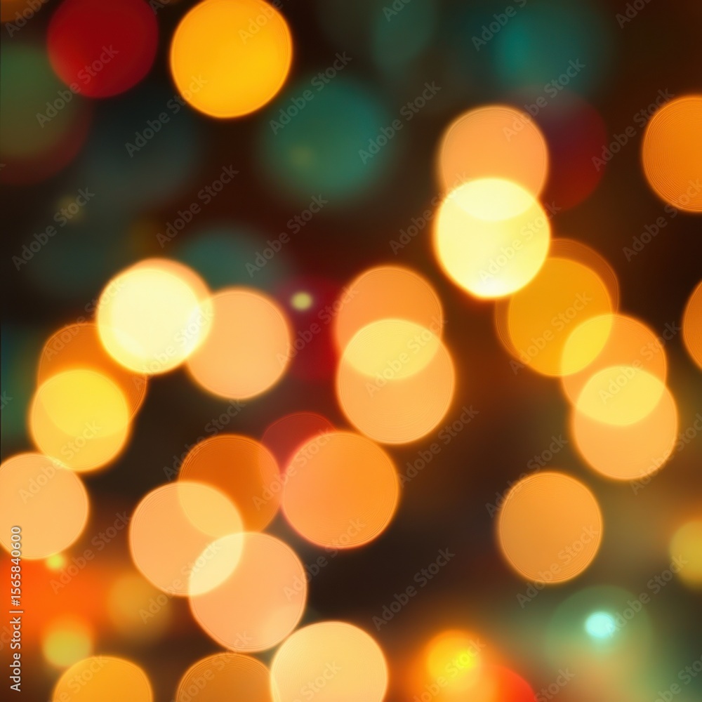 Poster bokeh light effect for soft focus background