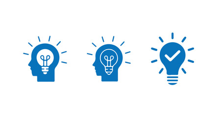 Idea icon. Light bulb sign. Idea vector set. Electric lamp isolated sign. vector illustration eps 10.