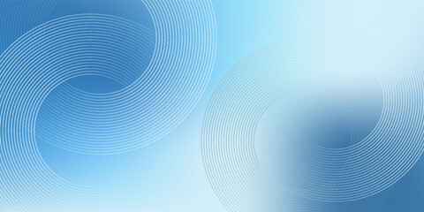 Gradient abstract background with circular line patterns. Vector illustration.