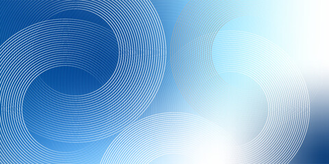 Gradient abstract background with circular line patterns. Vector illustration.