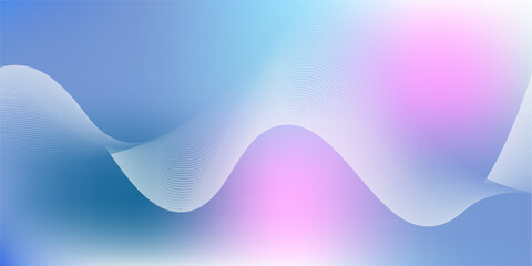 Gradient abstract background with circular line patterns. Vector illustration.