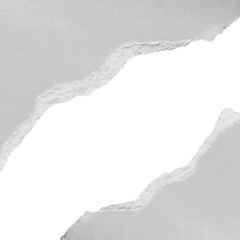 white torn paper
