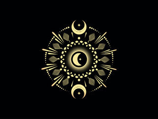 mandala, meditation, energy, powerful, spiritualism, badges, lineal hand-drawn, sacred geometry,