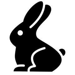 rabbits glyph icon