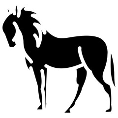 horses glyph icon