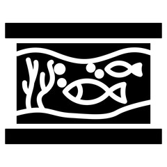 aquarium glyph icon