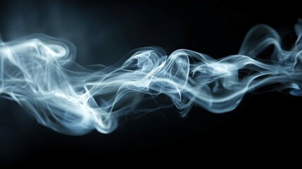 Ethereal Smoke Patterns and Artistic Visuals