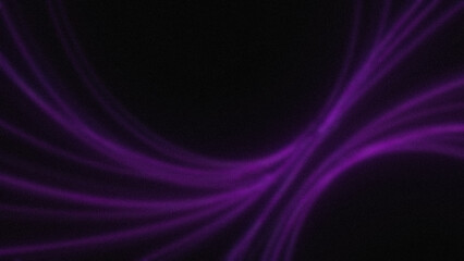 Flowing abstract purple waves and lines on a dark background Curve Swirl