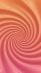 Swirling gradient of warm orange and pink hues creating a hypnotic spiral effect