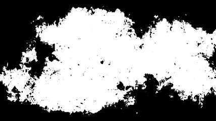 Grunge Texture with Distressed Splatter and Eroded Edges for Abstract Backgrounds and Overlays