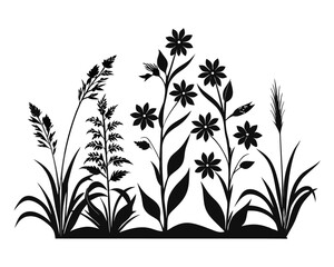 Abstract backdrop featuring striking black silhouettes of mead rendered in a vibrant palette of cyan magenta and yellow hues