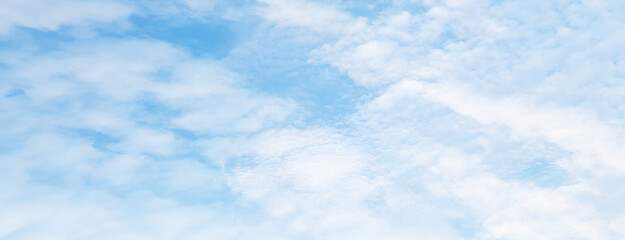 White clouds on the blue sky perfect for the background