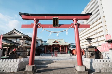 穴守稻荷神社の風景