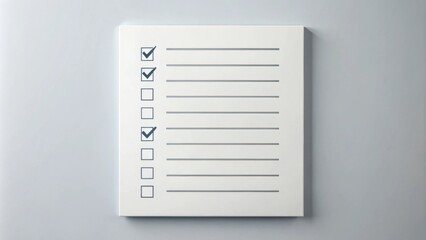 A Simple Checklist for Daily Tasks and Reminders
