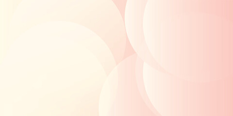 Minimalist banner background pink and yellow gradations soft color. abstract circle modern design vector eps10