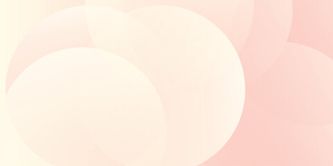 Minimalist banner background pink and yellow gradations soft color. abstract circle modern design vector eps10
