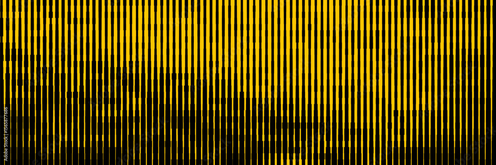 Aufkleber line gradient background with stripe transition effect. black vertical stripe vector yellow backdrop
