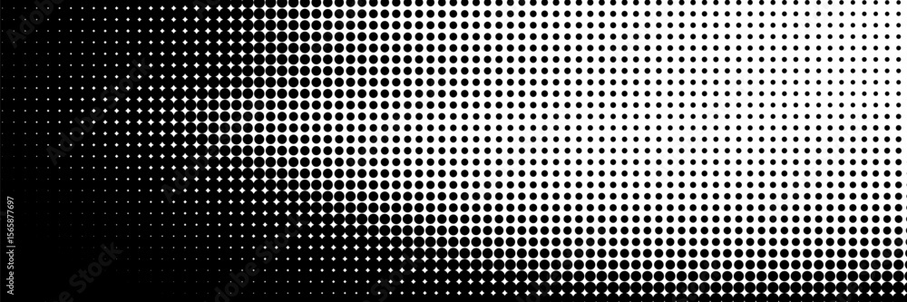 Poster anime effect texture background. expression graphic halftone retro gradient. vector textured overlay