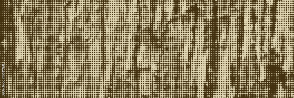Aufkleber halftone effect background with tree bark texture. gritty retro monochrome vector gradient