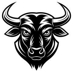 Obraz premium bull head vector