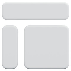 3D Modular Rounded Layout Icon