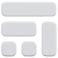 3D Circular Media List Icon