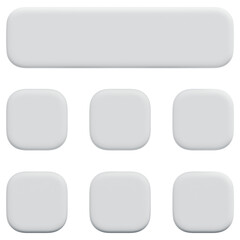 3D Avatar List Layout Icon