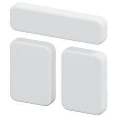 3D Split Panel Interface Icon