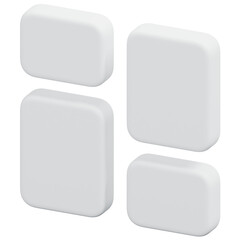 3D Dashboard Panel Layout Icon