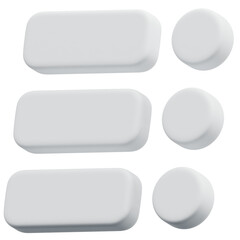 3D Content Footer Layout Icon