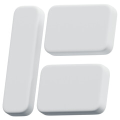 3D Multi Panel Ui Layout Icon