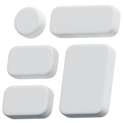 3D Rounded Grid Blocks Icon