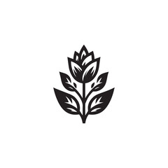 tree sprout logo growing
