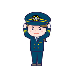 パイロット／ななめ／女性 27