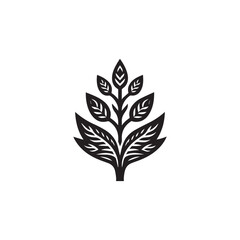 tree sprout logo growing