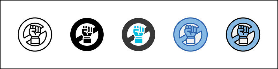 Disenfranchisement Icon Pack Multistyle Illustration