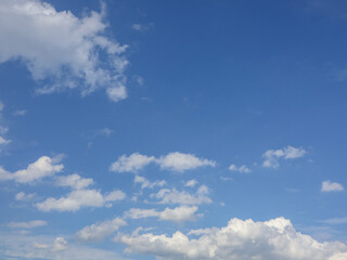 blue sky with clouds