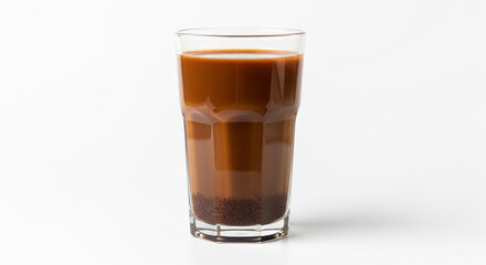 Refreshing Coffee Drink in a Tall Glass