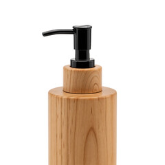 Obraz premium Wooden Bottle Pump Cap