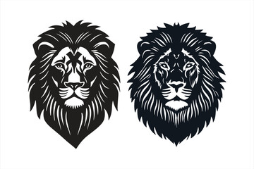 lion head vector illustration