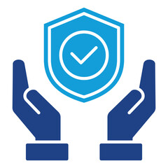 Protection Dual Tone Icon Element For Design