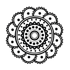 Mehndi, Indian Henna tattoo pattern or background