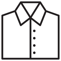 dress shirt icon vector illustration isolated sign