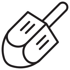 dreidel icon vector illustration isolated sign