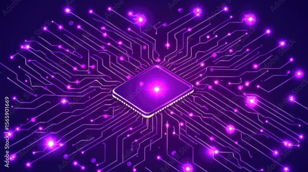 Fototapete innovative technology action digital world graphic design futuristic environment abstract viewpoint 