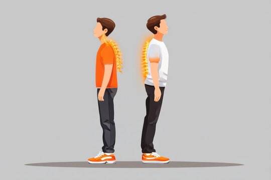 Spine posture comparison