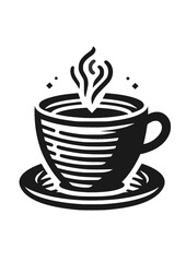 cup of coffee with steam