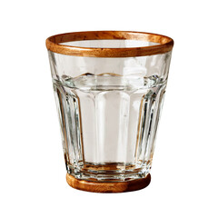 empty glass isolated on white